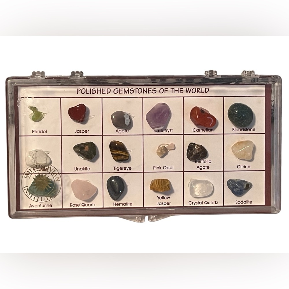 Polished Gemstones of the World Set From The Smithsonian Institution